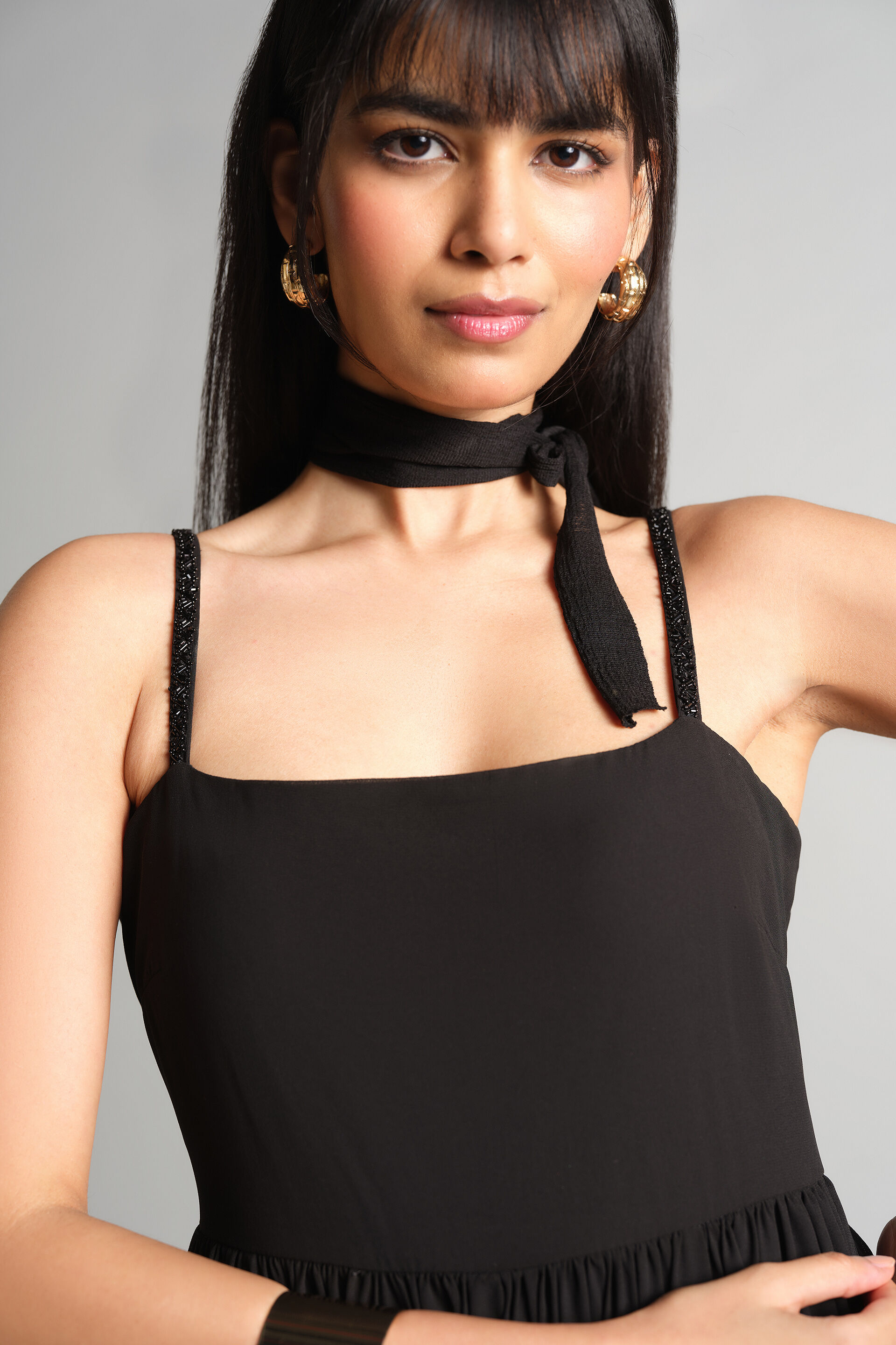 Salasabil Maxi Dress, Black, image 6